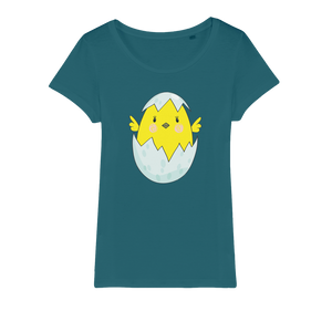 Easter Chicken Organic Jersey Womens T-Shirt