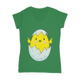 Easter Chicken Classic Women's V-Neck T-Shirt