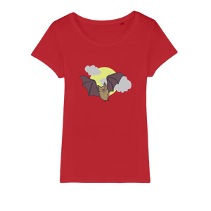 Bat Organic Jersey Womens T-Shirt