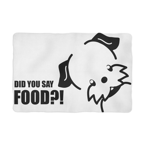 Did You Say Food? Sublimation Pet Blanket