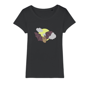 Bat Organic Jersey Womens T-Shirt