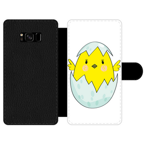 Easter Chicken Front Printed Wallet Cases