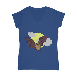 Bat Classic Women's V-Neck T-Shirt