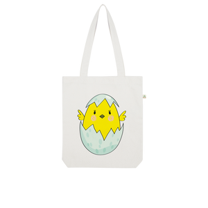 Easter Chicken Organic Tote Bag