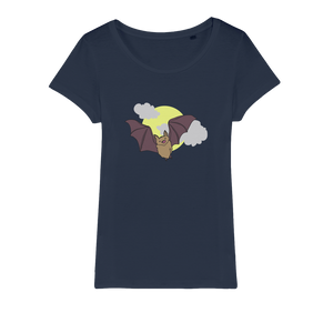 Bat Organic Jersey Womens T-Shirt