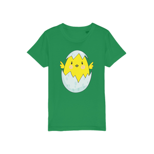 Easter Chicken Organic Jersey Kids T-Shirt