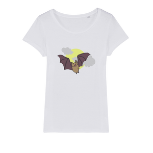 Bat Organic Jersey Womens T-Shirt