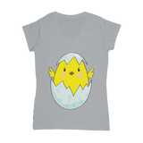 Easter Chicken Classic Women's V-Neck T-Shirt