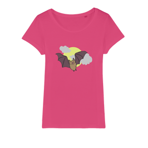 Bat Organic Jersey Womens T-Shirt