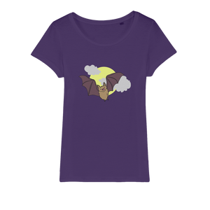 Bat Organic Jersey Womens T-Shirt