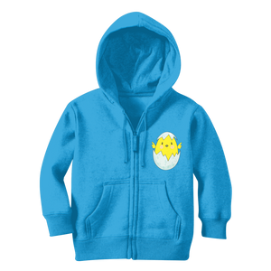 Easter Chicken Classic Kids Zip Hoodie