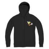 Bat Premium Adult Zip Hoodie