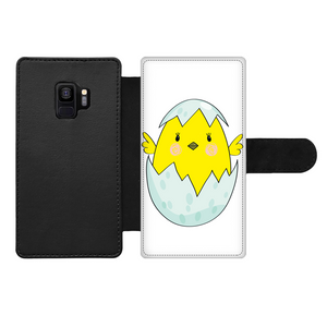 Easter Chicken Front Printed Wallet Cases