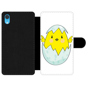 Easter Chicken Front Printed Wallet Cases