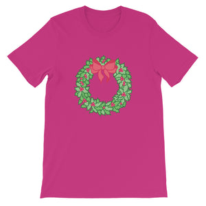 Christmas Wreath - Short-Sleeve Unisex T-Shirt