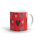 Heart Pattern Mug