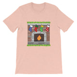 Christmas Fireplace - Short-Sleeve Unisex T-Shirt