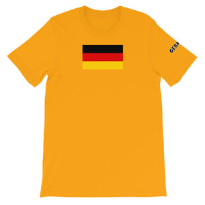 Germany Flag - Short-Sleeve Unisex T-Shirt