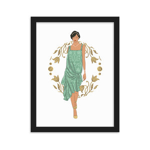 Art Deco - Framed matte paper poster