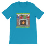 Christmas Fireplace - Short-Sleeve Unisex T-Shirt