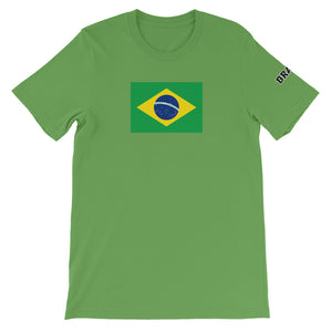 Brazil Flag - Short-Sleeve Unisex T-Shirt