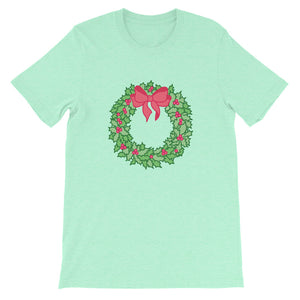 Christmas Wreath - Short-Sleeve Unisex T-Shirt