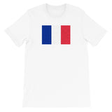 French Flag - Short-Sleeve Unisex T-Shirt