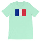 French Flag - Short-Sleeve Unisex T-Shirt