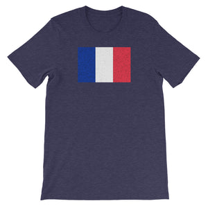 French Flag - Short-Sleeve Unisex T-Shirt