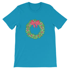 Christmas Wreath - Short-Sleeve Unisex T-Shirt