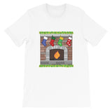 Christmas Fireplace - Short-Sleeve Unisex T-Shirt