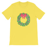 Christmas Wreath - Short-Sleeve Unisex T-Shirt