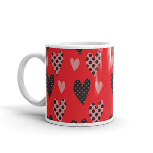 Heart Pattern Mug