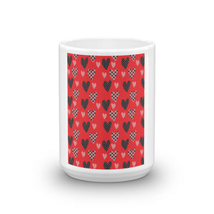 Heart Pattern Mug