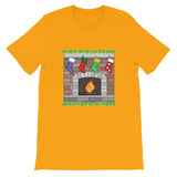 Christmas Fireplace - Short-Sleeve Unisex T-Shirt