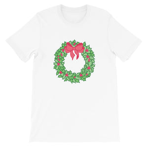 Christmas Wreath - Short-Sleeve Unisex T-Shirt