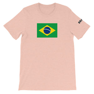 Brazil Flag - Short-Sleeve Unisex T-Shirt