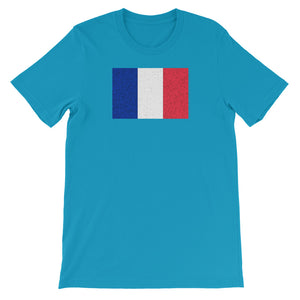 French Flag - Short-Sleeve Unisex T-Shirt