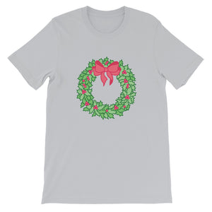 Christmas Wreath - Short-Sleeve Unisex T-Shirt