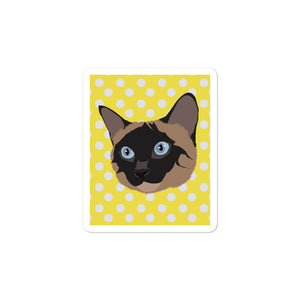 Siamese Cat - Bubble-free stickers